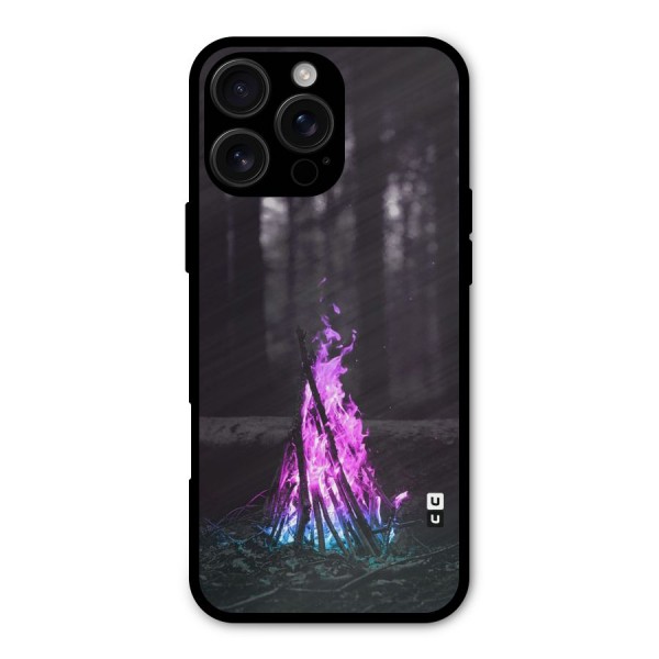 Wild Fire Metal Back Case for iPhone 16 Pro Max