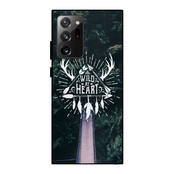 Wild Heart Metal Back Case for Galaxy Note 20 Ultra
