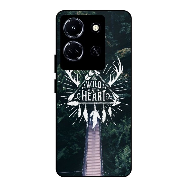Wild Heart Metal Back Case for Infinix Note 30 5G