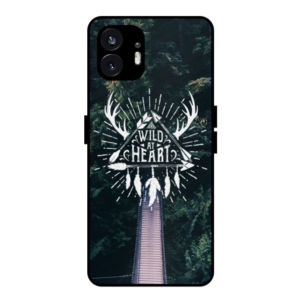 Wild Heart Metal Back Case for Nothing Phone 2