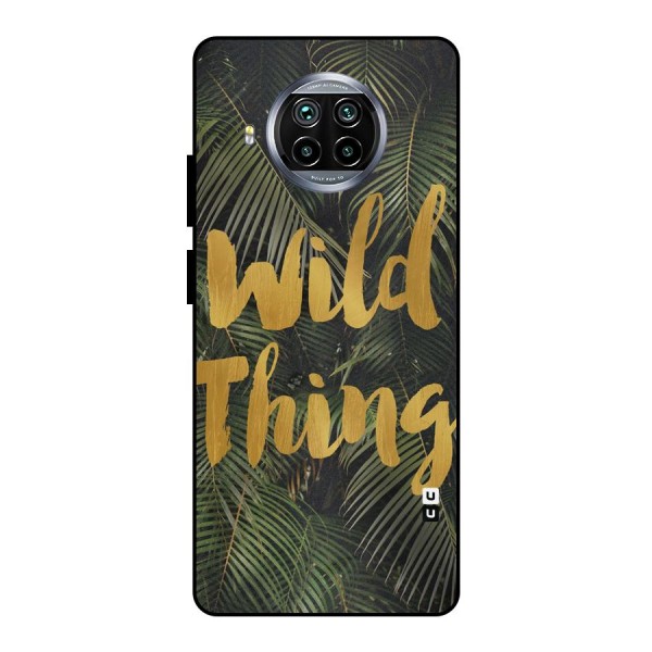 Wild Leaf Thing Metal Back Case for Mi 10i