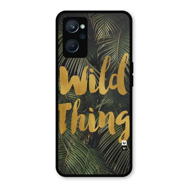 Wild Leaf Thing Metal Back Case for Realme 9i
