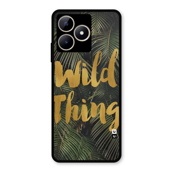 Wild Leaf Thing Metal Back Case for Realme Narzo N53