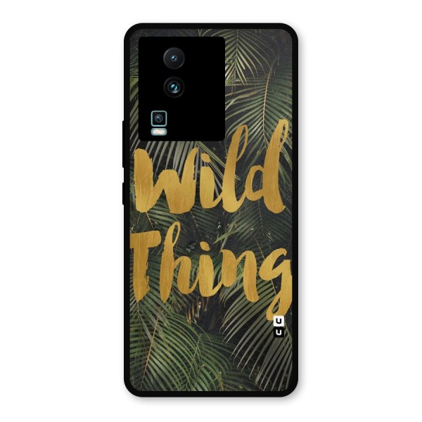 Wild Leaf Thing Metal Back Case for iQOO Neo 7