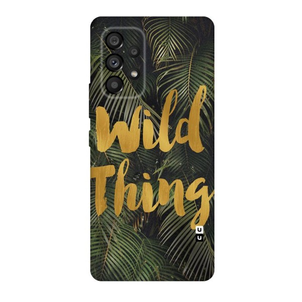 Wild Leaf Thing Original Polycarbonate Back Case for Galaxy A53 5G
