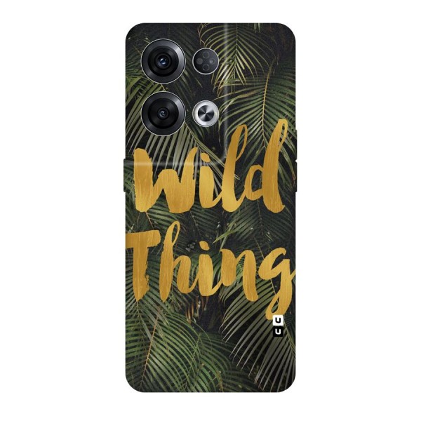 Wild Leaf Thing Original Polycarbonate Back Case for Oppo Reno8 Pro 5G
