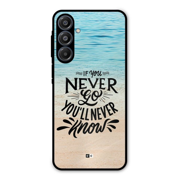 Will Never Know Metal Back Case for Galaxy A16 5G