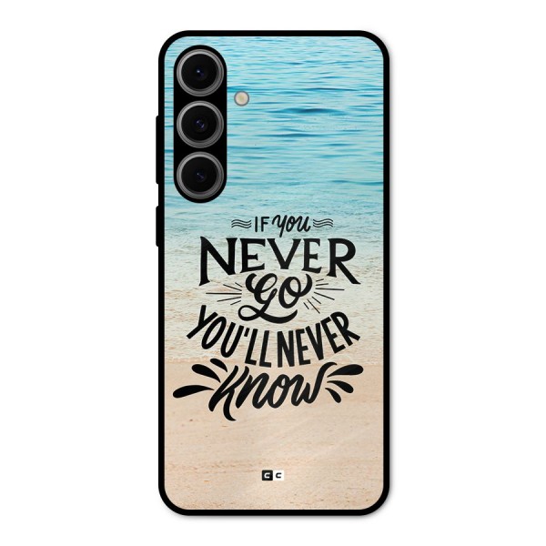 Will Never Know Metal Back Case for Galaxy S24 FE
