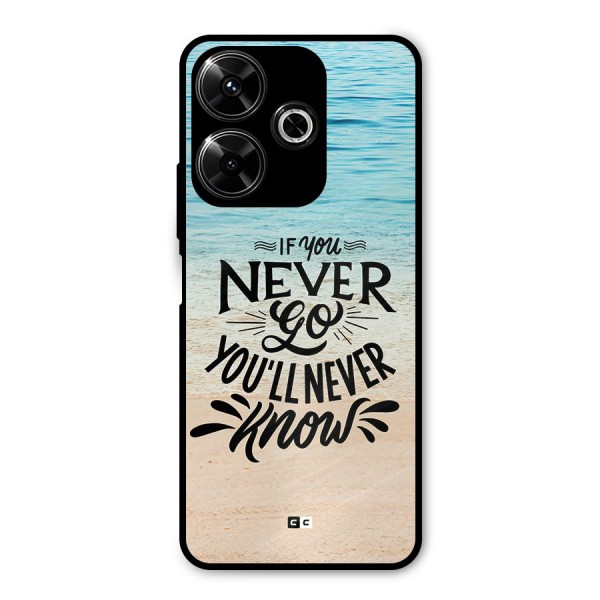 Will Never Know Metal Back Case for Redmi 13 5G