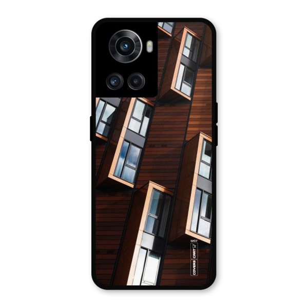 Window Abstract Metal Back Case for OnePlus 10R