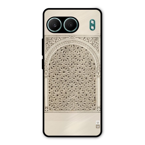 Window Ornaments Metal Back Case for OnePlus Nord 4
