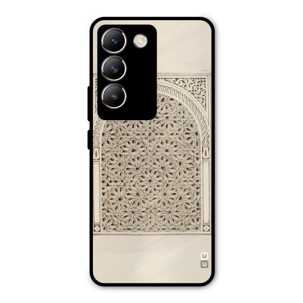 Window Ornaments Metal Back Case for Vivo Y200e