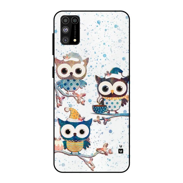 Winter Owls Metal Back Case for Galaxy M31