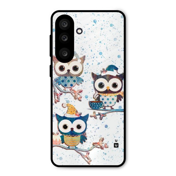 Winter Owls Metal Back Case for Galaxy M56