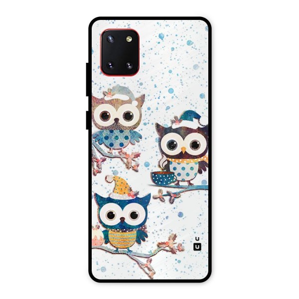 Winter Owls Metal Back Case for Galaxy Note 10 Lite