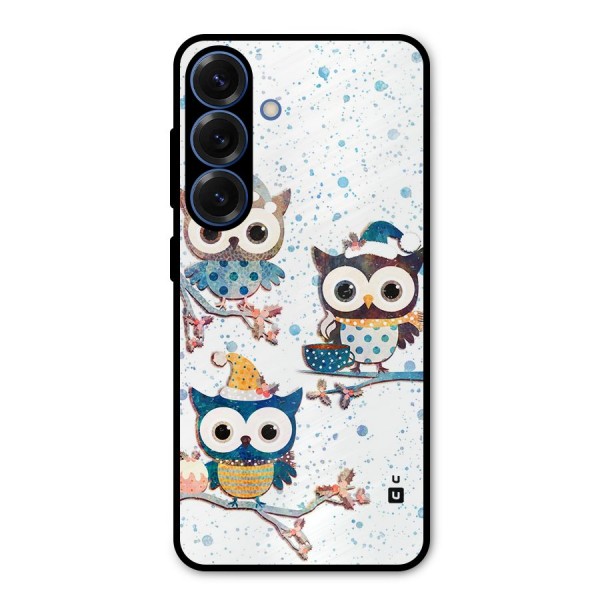 Winter Owls Metal Back Case for Galaxy S25