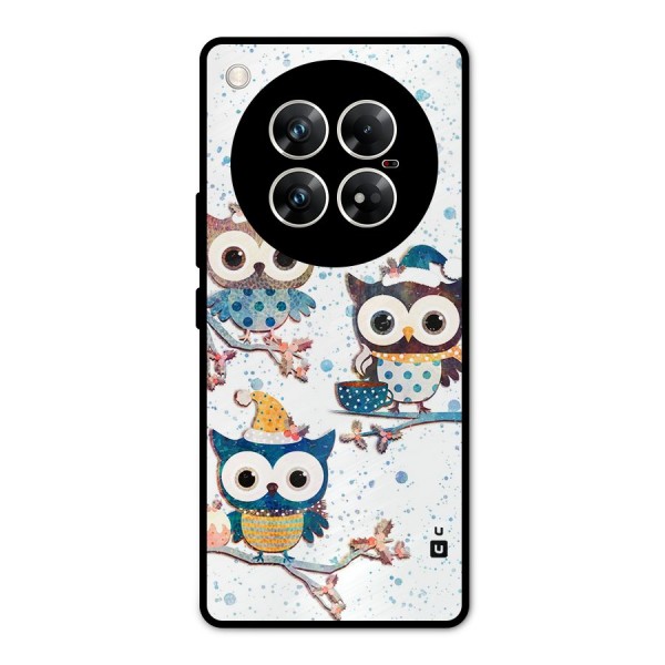 Winter Owls Metal Back Case for Infinix Zero 40 5G