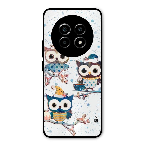 Winter Owls Metal Back Case for Realme 13 Pro
