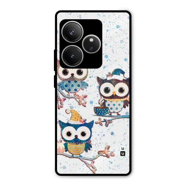 Winter Owls Metal Back Case for Realme GT 6