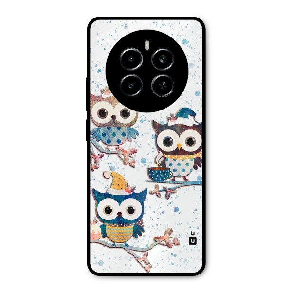 Winter Owls Metal Back Case for Realme P1