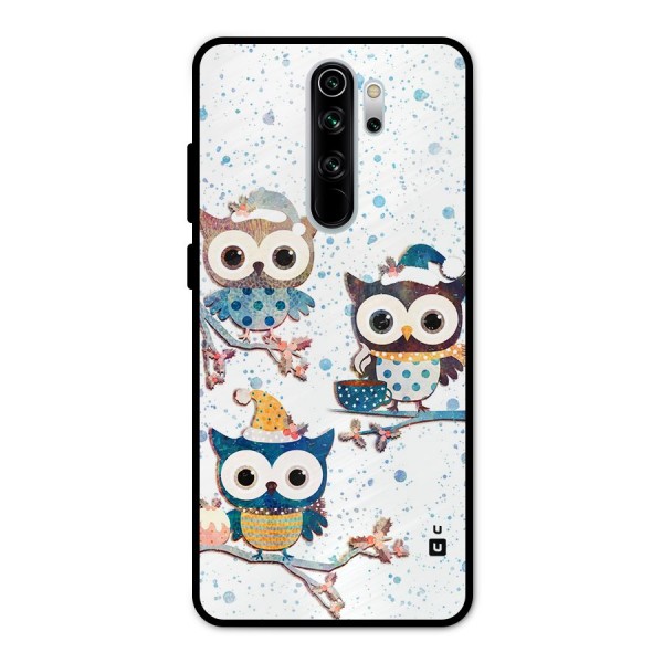 Winter Owls Metal Back Case for Redmi Note 8 Pro