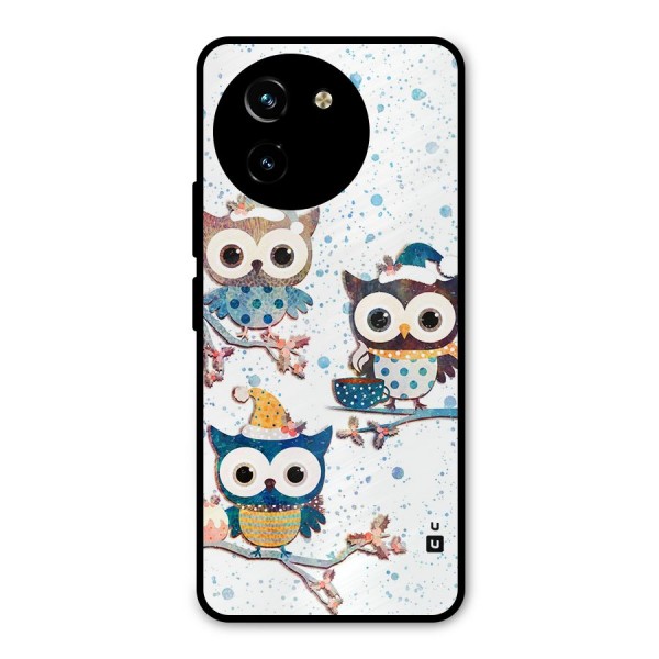 Winter Owls Metal Back Case for Vivo T3x