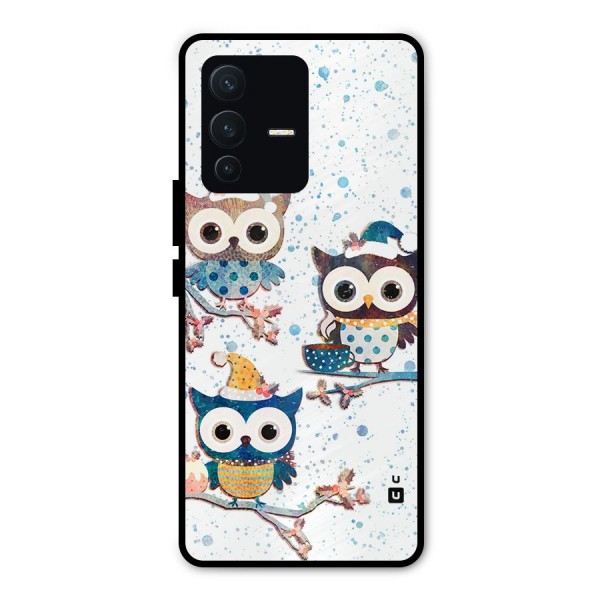 Winter Owls Metal Back Case for Vivo V23 Pro