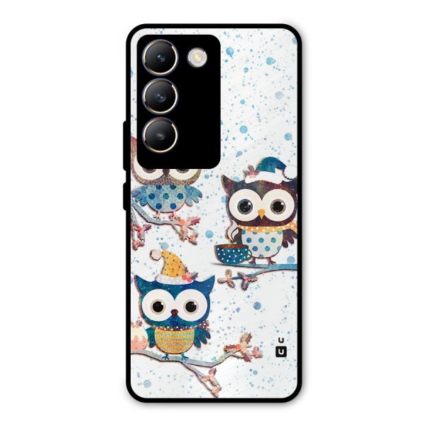 Winter Owls Metal Back Case for Vivo Y200e