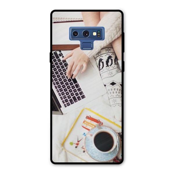 Winter Relaxation Metal Back Case for Galaxy Note 9