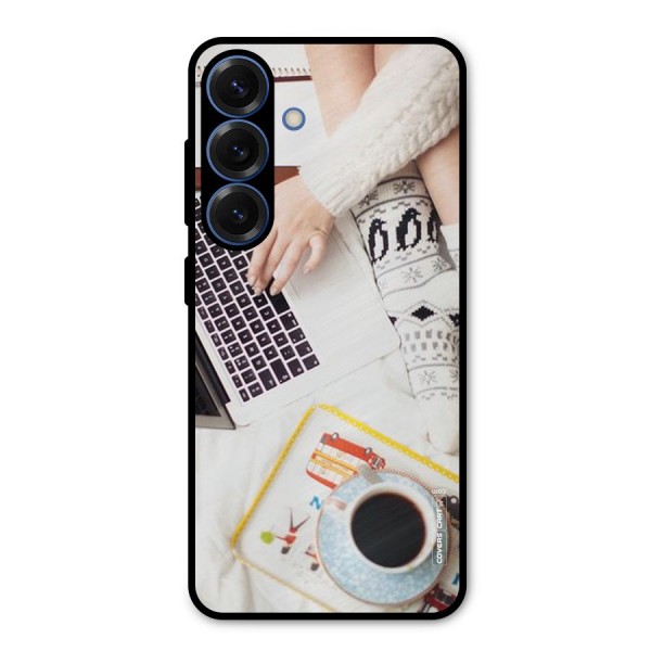 Winter Relaxation Metal Back Case for Galaxy S25