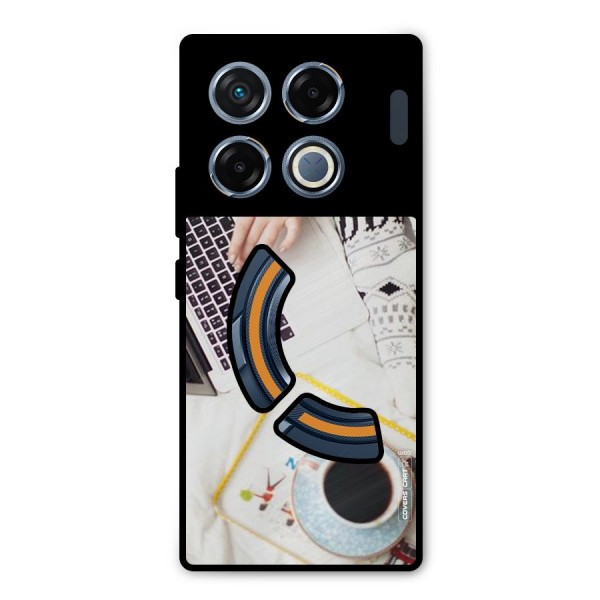 Winter Relaxation Metal Back Case for Infinix GT 20 Pro