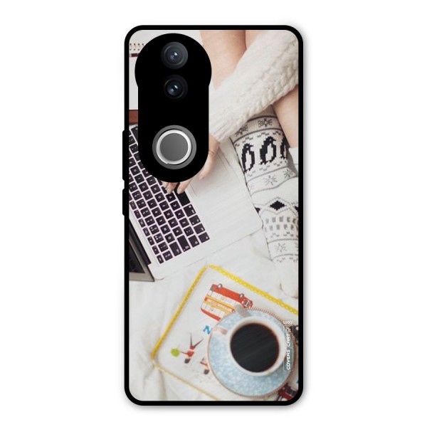 Winter Relaxation Metal Back Case for iQOO Z10R