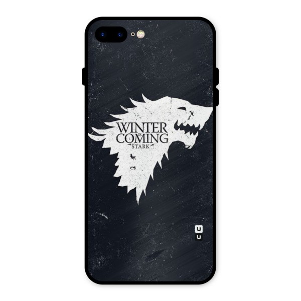 Winter is Coming Stark Metal Back Case for iPhone 8 Plus