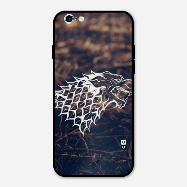 Wolf In White Metal Back Case for iPhone 6 6s