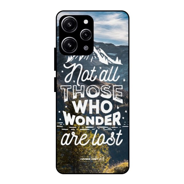 Wonder Lost Glass Back Case for Redmi 12 4G