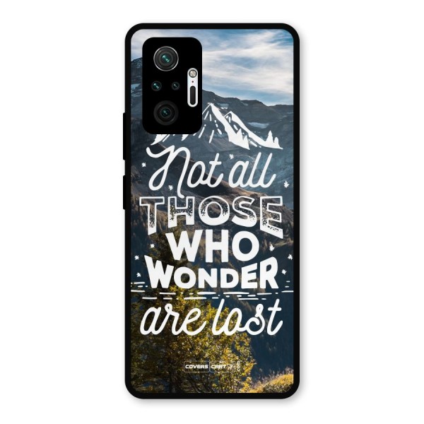 Wonder Lost Metal Back Case for Redmi Note 10 Pro Max