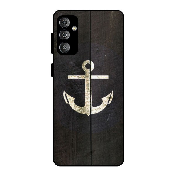 Wood Anchor Metal Back Case for Galaxy F23