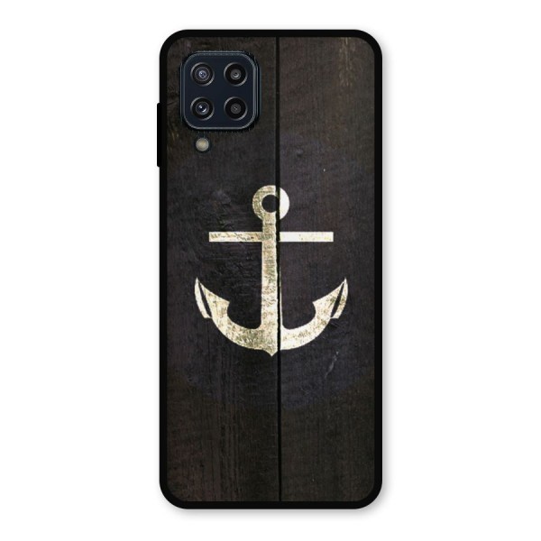 Wood Anchor Metal Back Case for Galaxy M32