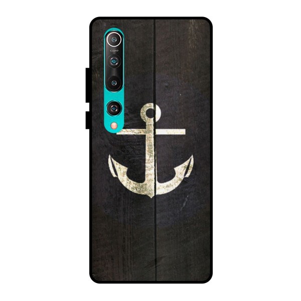 Wood Anchor Metal Back Case for Mi 10
