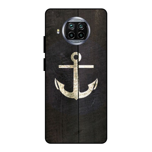 Wood Anchor Metal Back Case for Mi 10i