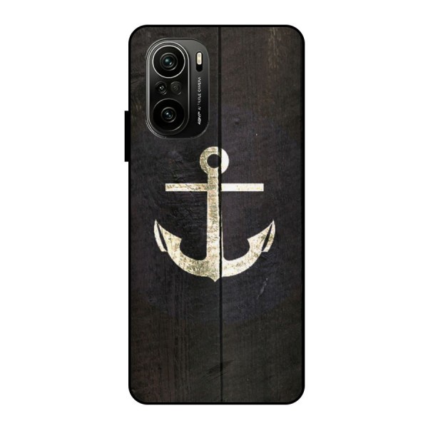 Wood Anchor Metal Back Case for Mi 11X Pro