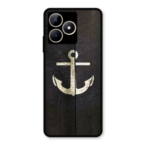 Wood Anchor Metal Back Case for Realme Narzo N53