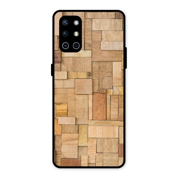 Wooden Blocks Metal Back Case for OnePlus 9R