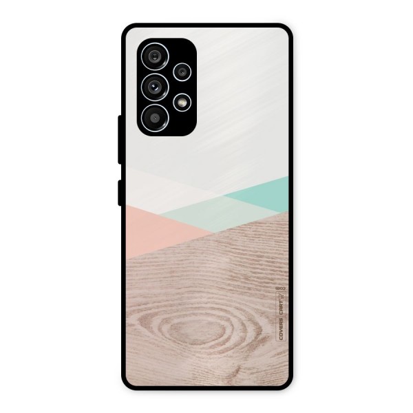 Wooden Fusion Metal Back Case for Galaxy A53 5G