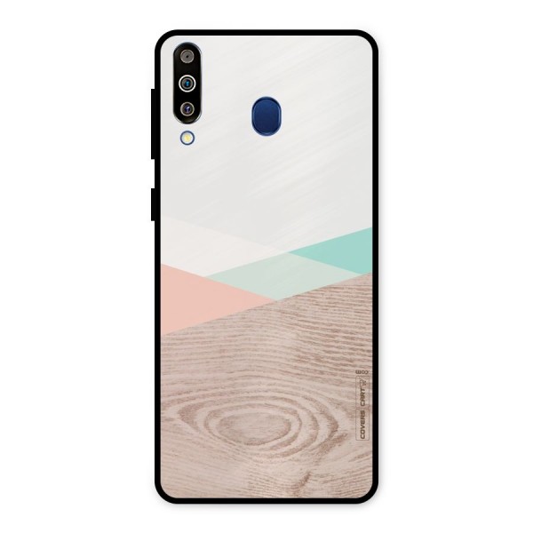 Wooden Fusion Metal Back Case for Galaxy M30