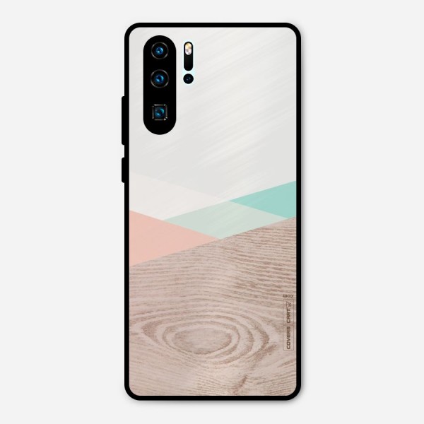 Wooden Fusion Metal Back Case for Huawei P30 Pro