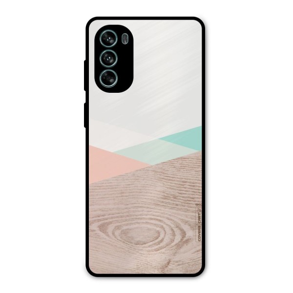 Wooden Fusion Metal Back Case for Moto G62
