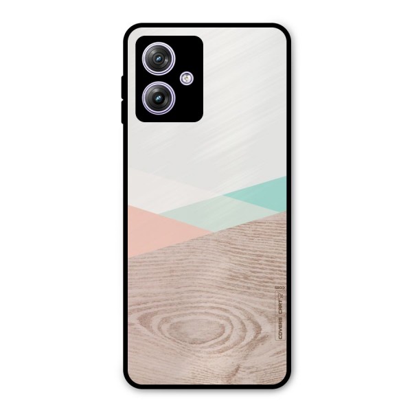 Wooden Fusion Metal Back Case for Moto G64