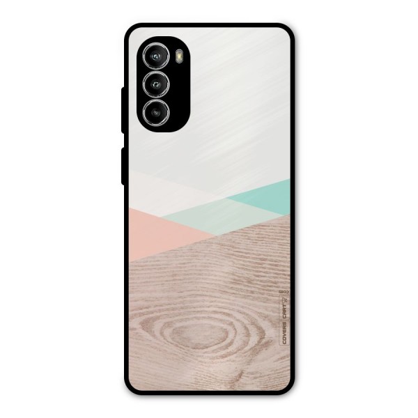 Wooden Fusion Metal Back Case for Moto G82