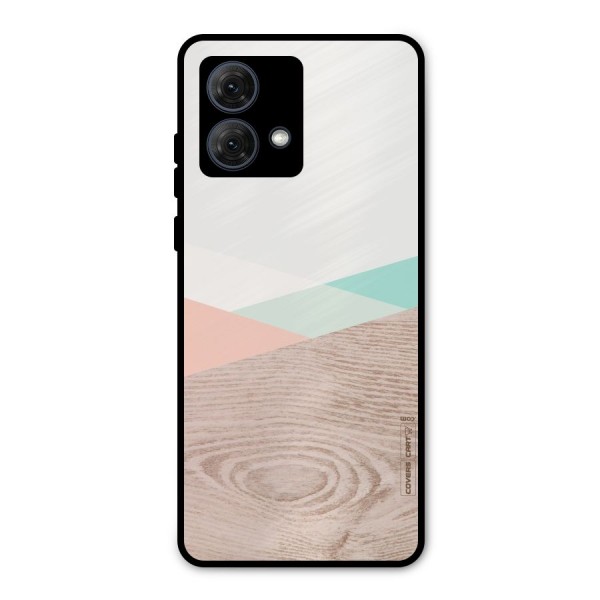 Wooden Fusion Metal Back Case for Moto G84